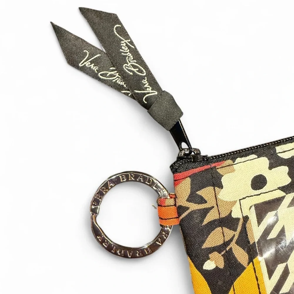 Vera Bradley Zip ID Case “Bittersweet” Floral Pattern 2013 Release - Like New - Picture 3 of 5